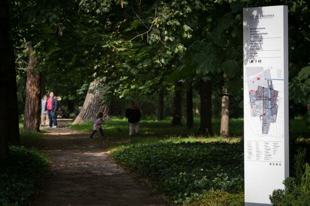 Entrance map.