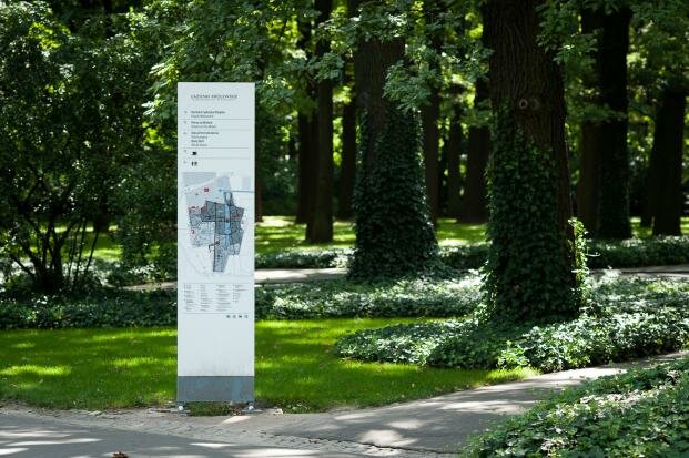 Entrance map.