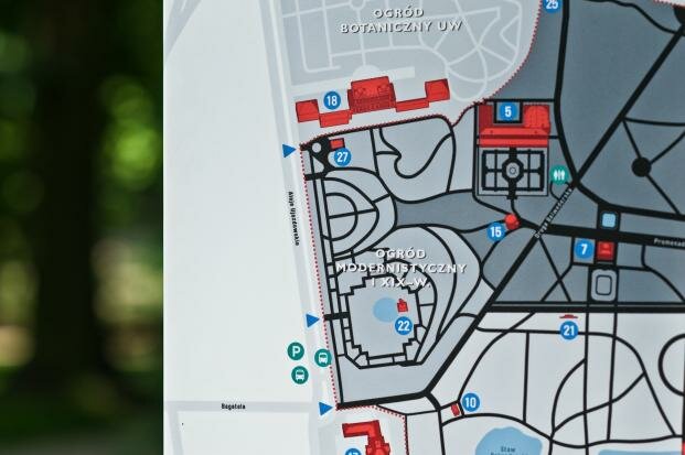 Entrance map- detail.